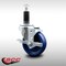 Service Caster 4'' SS Solid Poly Swivel 1-1/8'' Expanding Stem Caster with Brake SCC-SSEX20S414-SPUS-TLB-118 - alternate 4